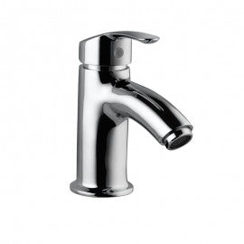 Essco Cosmo Single Lever Basin Mixer Faucet COS-CHR-103011NB Single Lever Basin Mixer without pop-up Waste with 450 mm Long Braided Hoses-Single Lever Basin Mixer-dealsplant