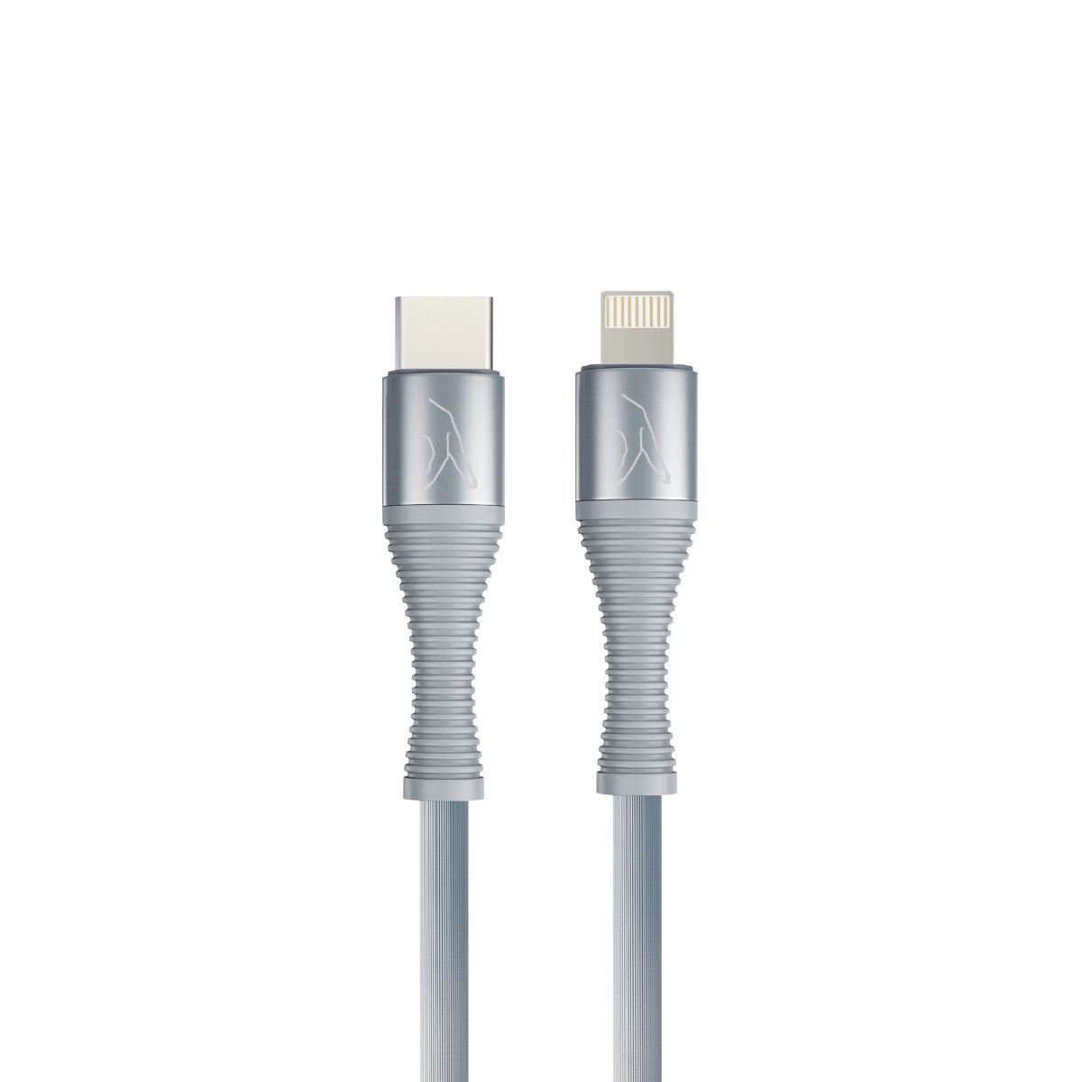 Fingers FMC- C to L Mobile Cable, Lightning to Type C with Data Transfer - Steel Grey-Cables-dealsplant