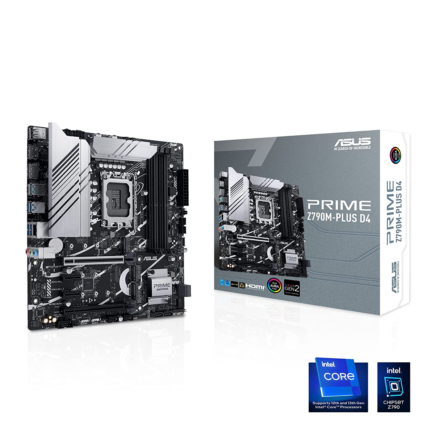 Asus PRIME Z790M-Plus D4 CSM Motherboard Intel LGA 1700 socket: Ready for 12th and 13th Gen Intel® processors-Mother Boards-dealsplant