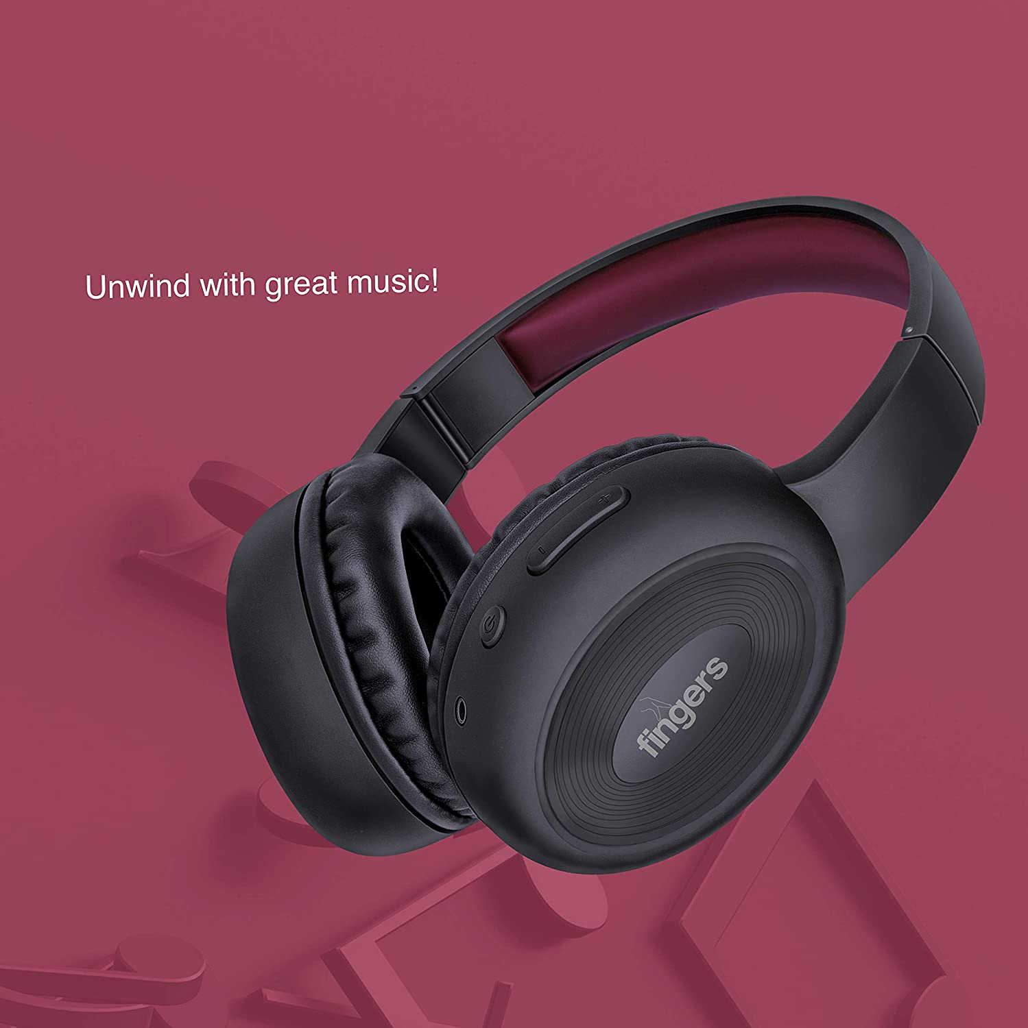 FINGERS Rock-n-Roll Lounge Wireless Bluetooth Headset with Mic-Headsets-dealsplant