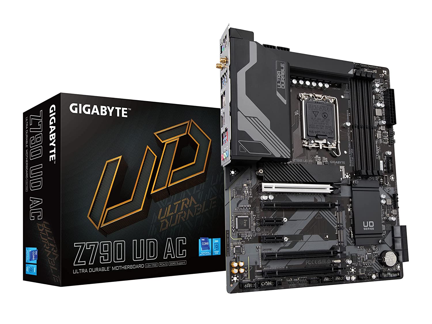 Gigabyte Z790 UD Motherboard Intel LGA 1700 Socket: Supports 13th and 12th Gen Intel Core Series Processors-Motherboard-dealsplant