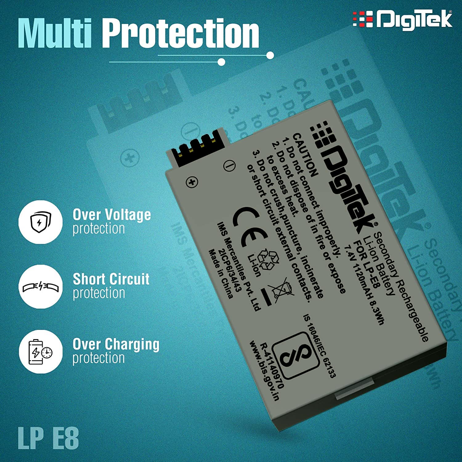 Tyfy NB-11L Lithium-ion Rechargeable Battery for DSLR Camera, Compatibility - IXUS 125HS, 240HS, Powershot A1200, A2200, A2300, A2400, A3200, A3300 is, A3400 is (NB-11L) (6 month warranty)-Camera Battery Chargers-dealsplant