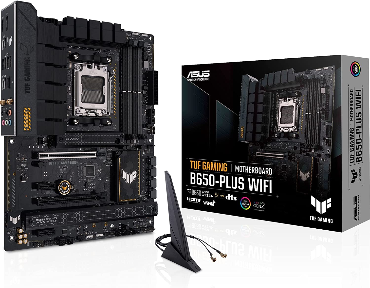 Asus TUF Gaming B650 Plus WIFI Motherboard AMD AM5 socket: Ready for AMD Ryzen 7000 Series desktop processors-Motherboard-dealsplant