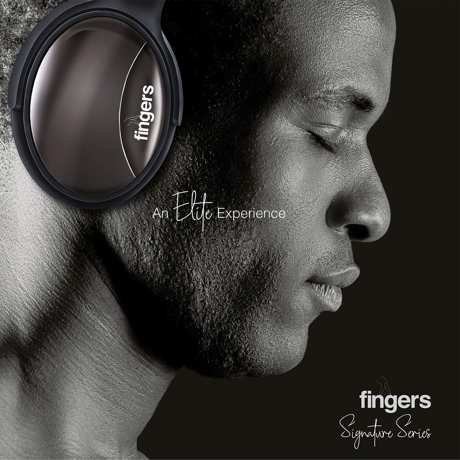 FINGERS Alloy H3 Wireless On-Ear Headset (Signature Series) with 30 Hour Playback time, Fast Charging and Multi-Functioned [Bluetooth® FM Radio MicroSD AUX]-Earphone-dealsplant