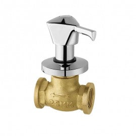 Essco tropical Flush Cock Faucet TRF-CHR-551 with Wall Flange, Size: 25 mm with Lever Handle-Flush Cock-dealsplant