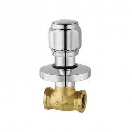 Essco Delux Concealed Stop Cock Faucet DLX-CHR-514EKN with Sliding Flange, 15 mm-Concealed Stop Cock-dealsplant