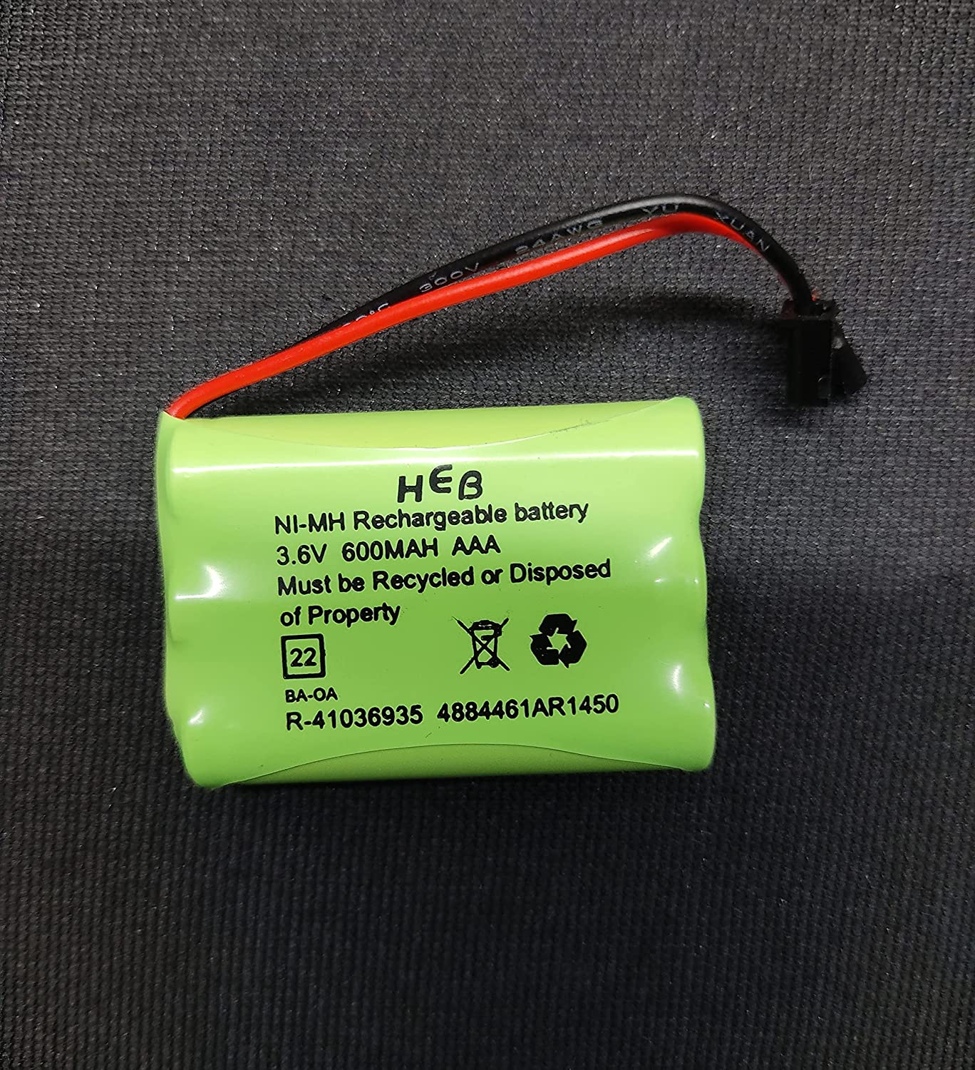 Vipow AAA (P221) 3.6v 600mah Ni-Mh Cordless Phone Rechargeable Battery Pack-Rechargeable Batteries-dealsplant