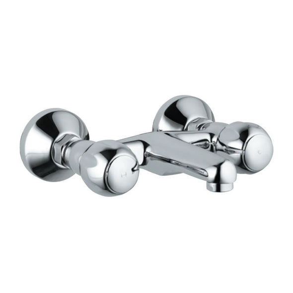 Jaquar Clarion Wall Mixer Non Telephonic Shower Arrangement CQT-23219 with Connecting Legs & Wall Flanges-Wall Mixer-dealsplant