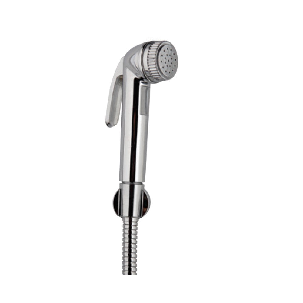 Essco Allied Hand Shower ALE-CHR-593 (Health Faucet) (ABS Body) with 8mm dia, 1.2 Meter Long Flexible Tube & Wall Hook-hand shower-dealsplant