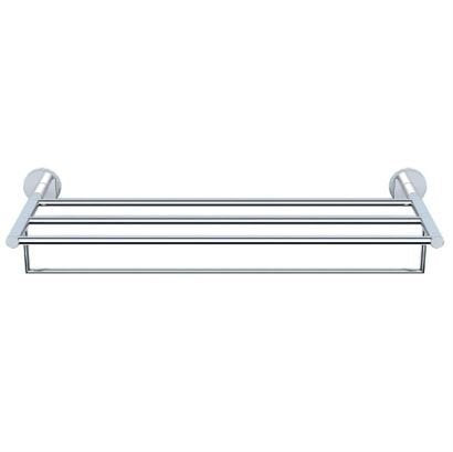Jaquar Continental Towel Rack 600mm Long without Hangers, Stainless Steel-Bathroom Accessories-dealsplant