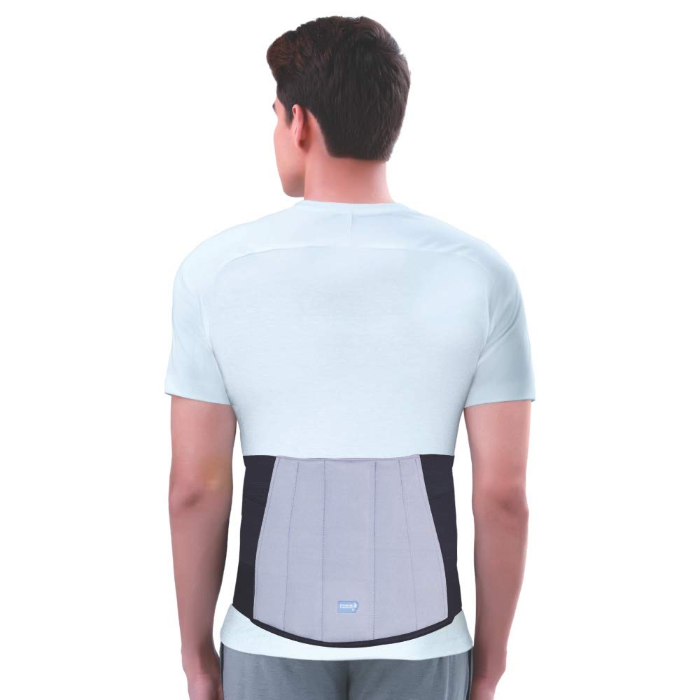 Dyna DS Back Support-Anatomically Contoured Back Belt-Back Pain Belt with Dual Strap for Better Fit(X-Large(For Hip Circumference of 100-110 cm))-Baby Health & Grooming Kits-dealsplant