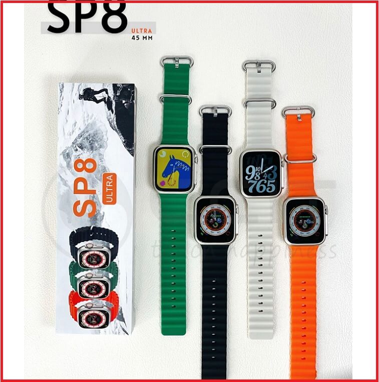New SP8 Ultra SmartWatch, Best Multimedia Watch For Men Women 45mm Space Aluminum Case Fun and Game’s Bluetooth Call-Smart Watch-dealsplant