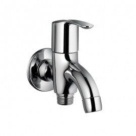 Essco Cosmo 2-Way Bib Cock Faucet COS-CHR-103041 with Wall Flange-Bib Cock-dealsplant