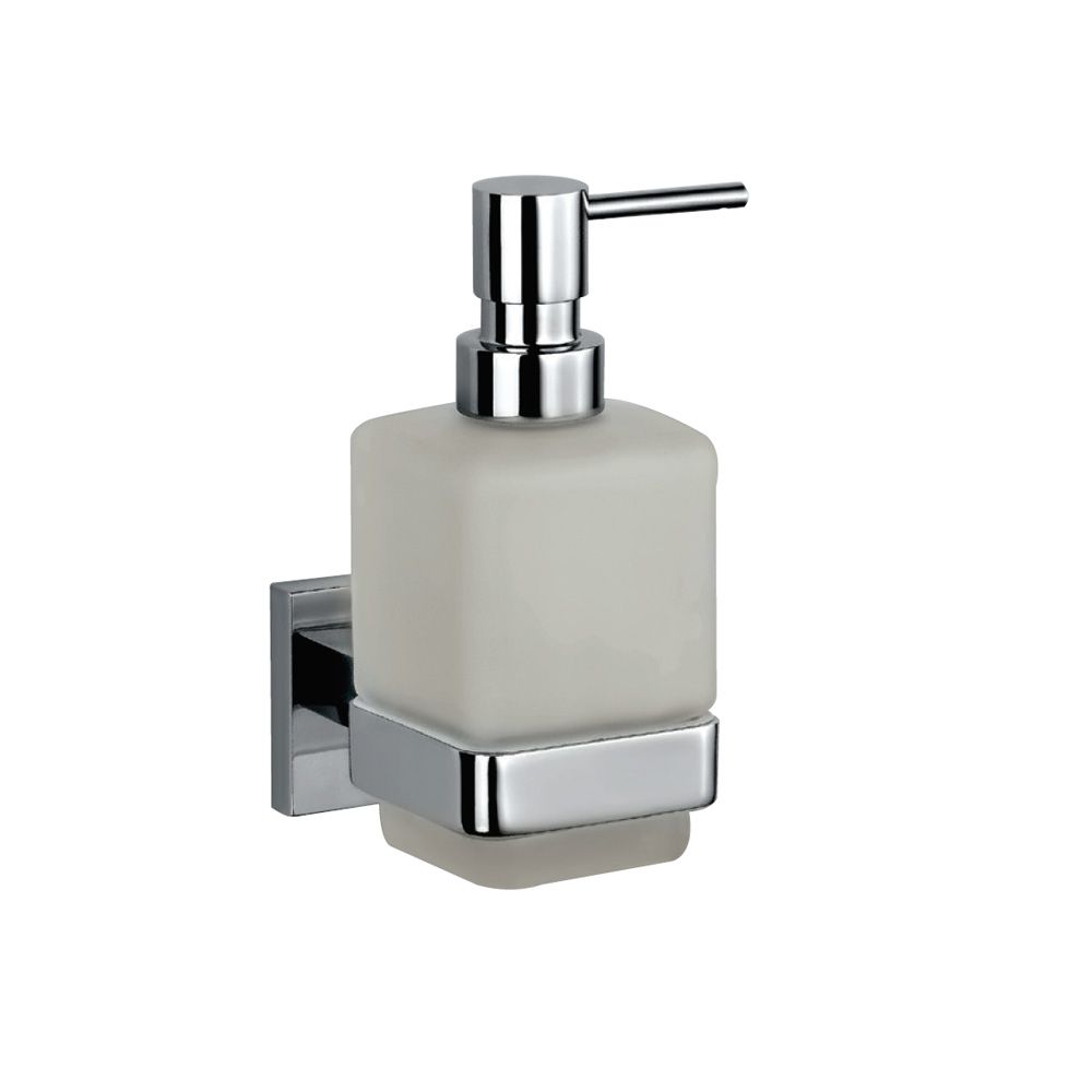 Jaquar Kubix Prime Soap Dispenser with Glass bottle-soap dispenser-dealsplant