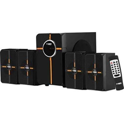 Altec Lansing AL-3002 B Multimedia 4.1 Speaker Black Orange-4.1 SPEAKER-dealsplant