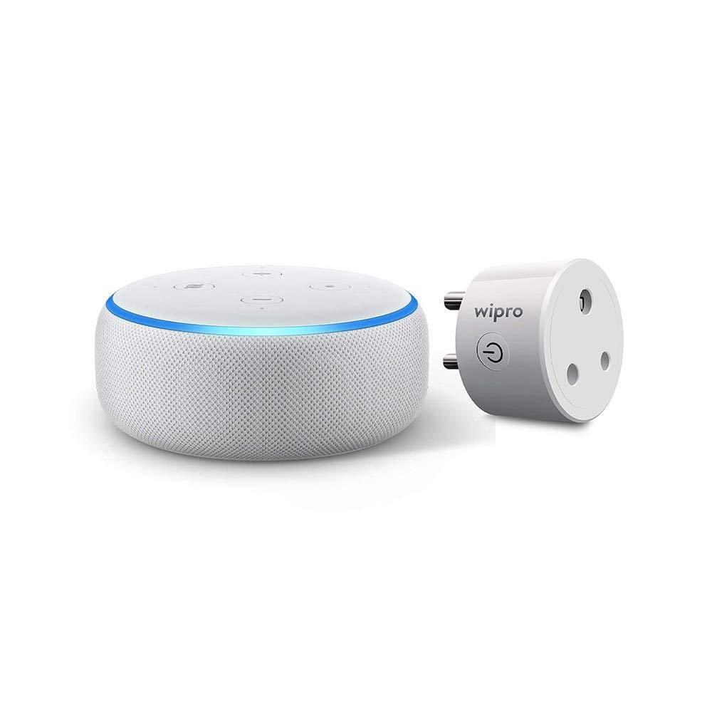 Amazon Echo Dot (3rd Gen) - #1 smart speaker brand in India with Alexa (Black) Get 1 AVITA BULB FREE (WORTH rs-1299) Exclusive for Deals plant customers.-Audio Speakers-dealsplant