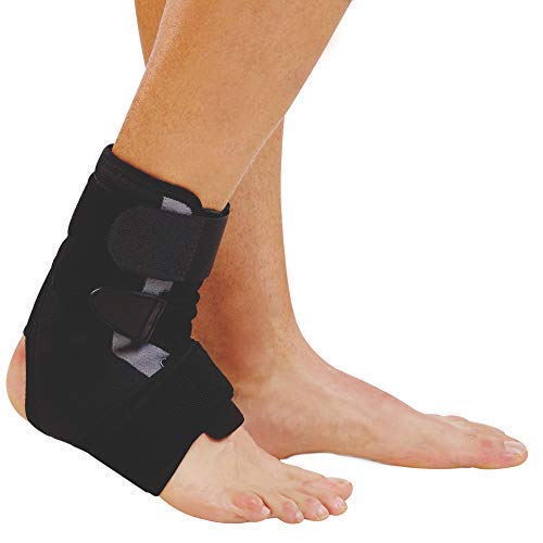 Dyna Ankle Brace with Lace-Adjustable Ankle Support for Immobilisation & Stabilisation of Ankle Joint-HEALTH &PERSONAL CARE-dealsplant