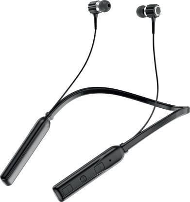 Aroma NB119 Champion Bluetooth Neckband Headset (Black, In the Ear)-BLUETOOTH HEADPHONES-dealsplant