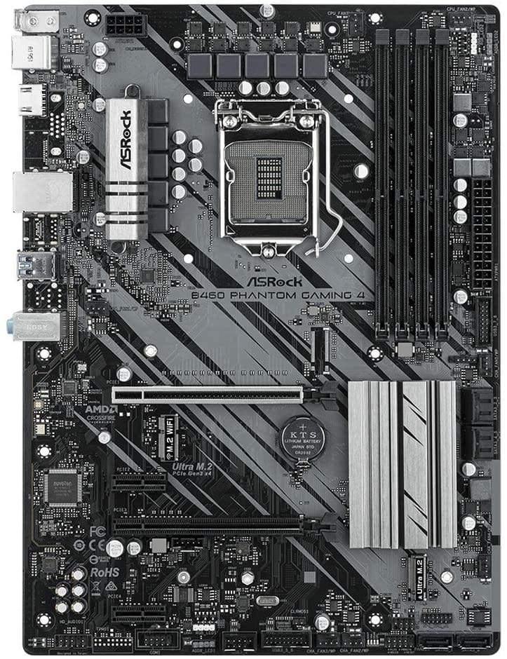 ASROCK B460 Phantom Gaming 4 Supports 10th Gen Intel Core Processors Motherboard-Mother Boards-dealsplant