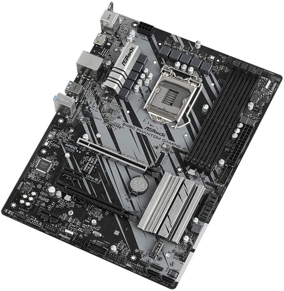 ASROCK B460 Phantom Gaming 4 Supports 10th Gen Intel Core Processors Motherboard-Mother Boards-dealsplant