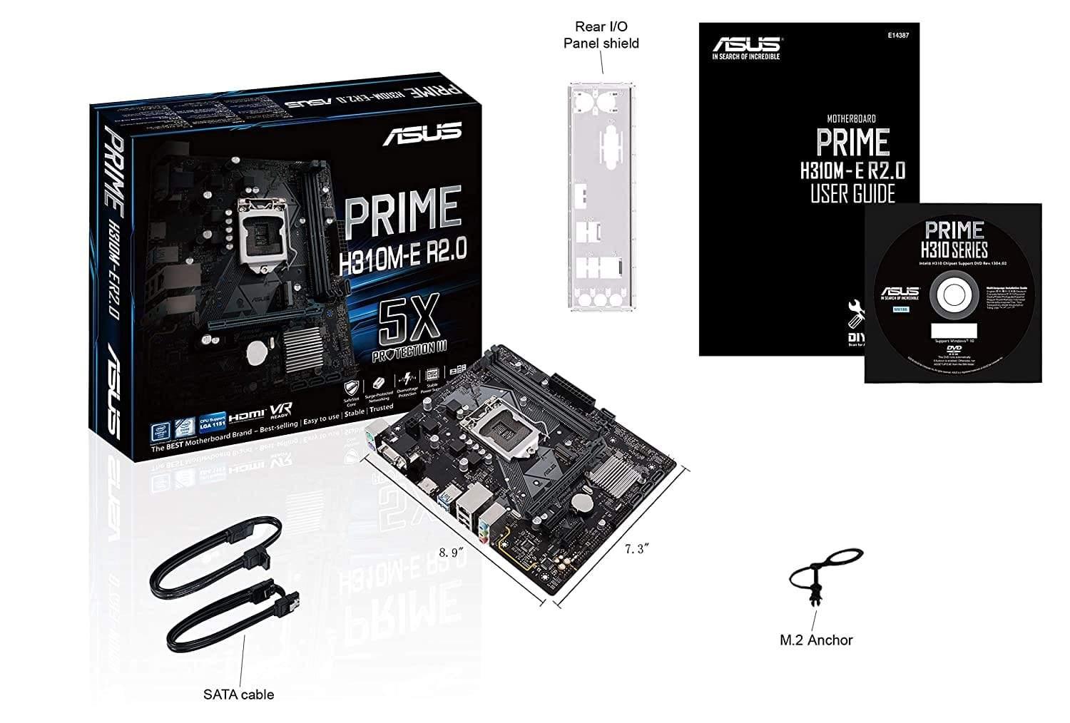ASUS PRIME-B450M-K AMD AM4 mATX Motherboard-Mother Boards-dealsplant