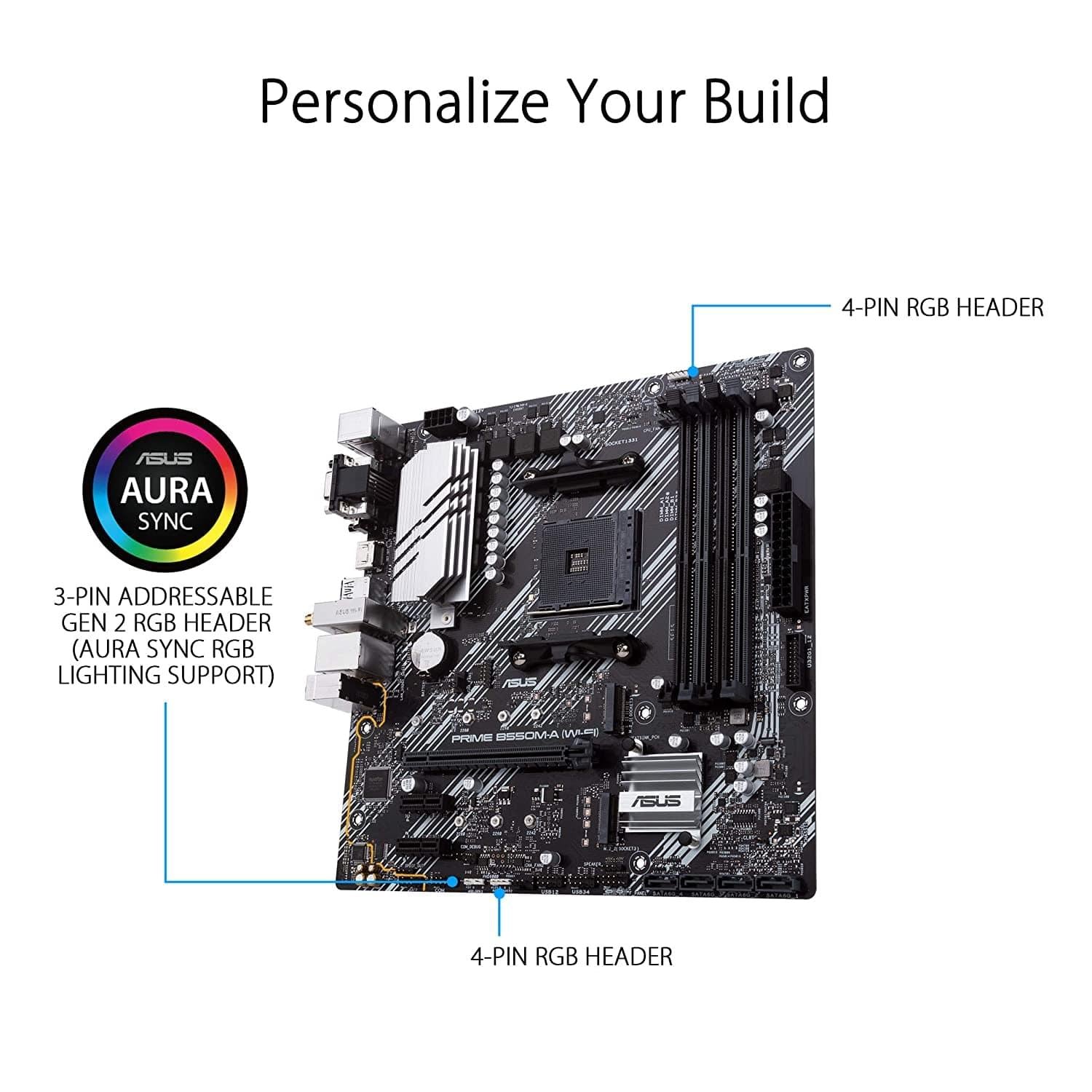 ASUS Prime B550M-A WiFi AMD Motherboard-Mother Boards-dealsplant