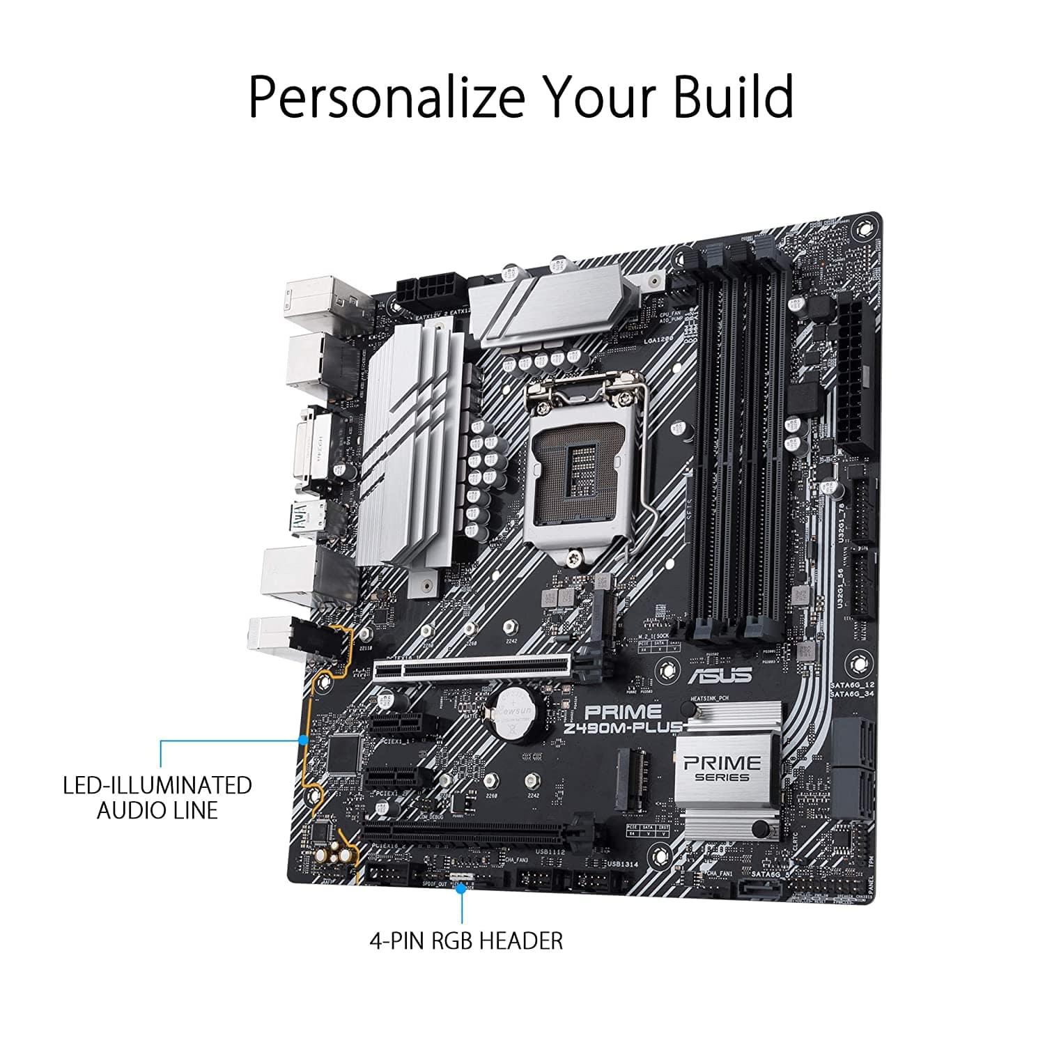 ASUS Prime Z490M-PLUS Motherboard-Mother Boards-dealsplant