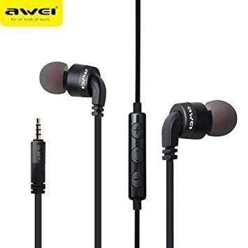 Awei ES 30TY Ultimate Portable Hi-Fi Earphones - Black-Earphones-dealsplant