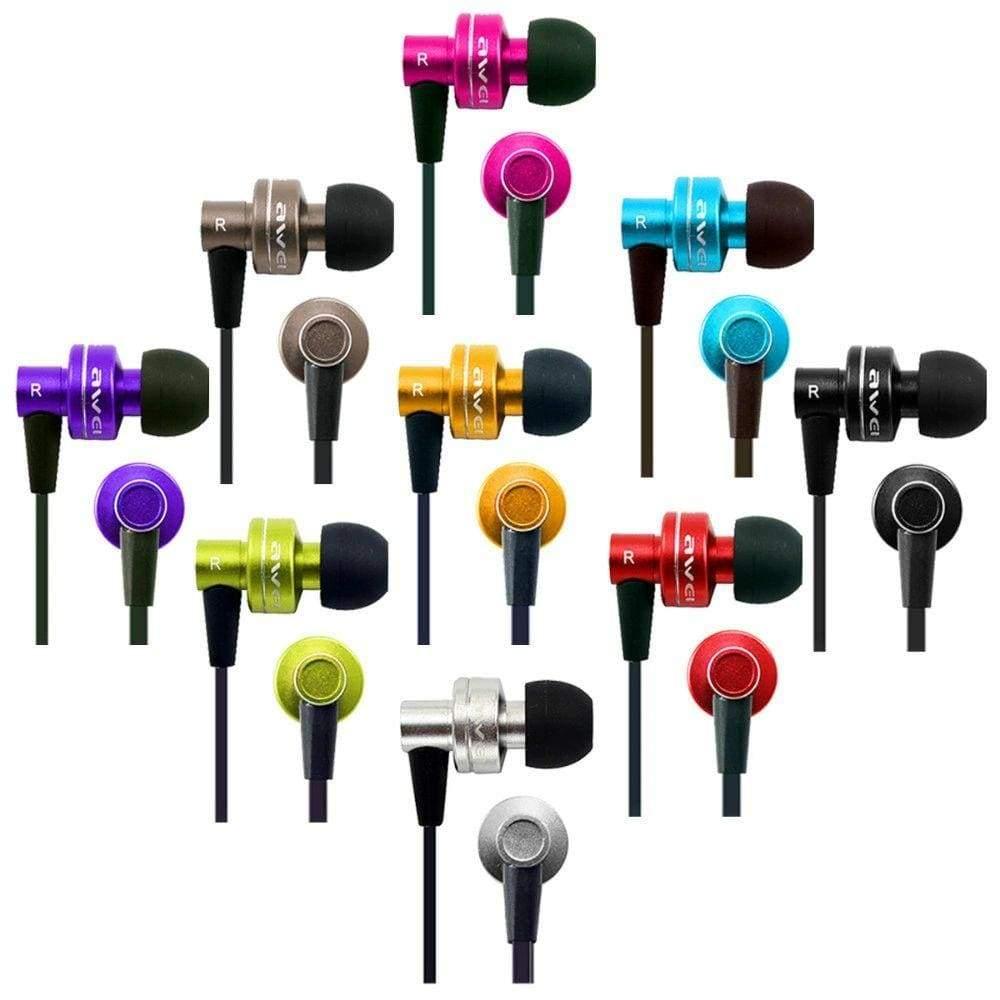 Awei ES900i In-Ear Earphones with Mic-Mobile Accessories-dealsplant