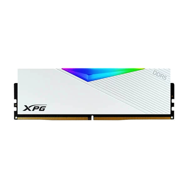 Adata XPG LANCER RGB 16GB (16GBx1) DDR5 6000MHz Desktop RAM (White) AX5U6000C4016G-CLARWH-Computer Desktop RAM-dealsplant