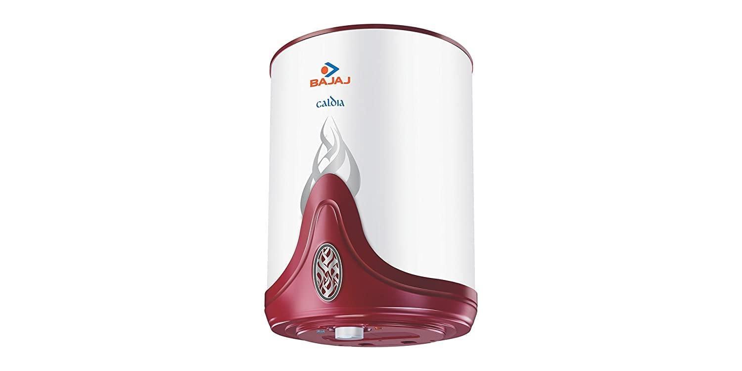 Bajaj Caldia Storage 10 Litre Vertical Water Heater (White)-Home & Kitchen Appliances-dealsplant