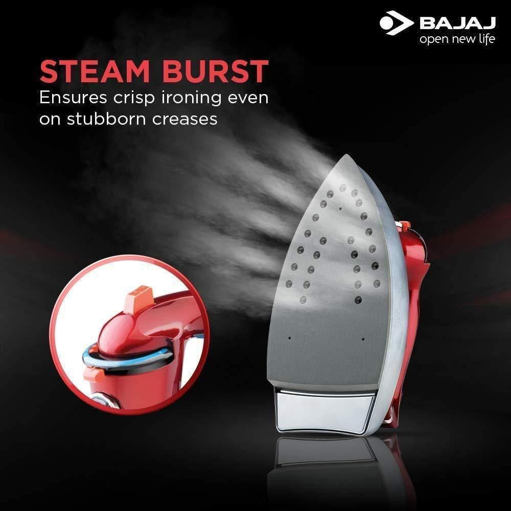 Bajaj Majesty Macho Heavy Weight Steam Iron-Home & Kitchen Appliances-dealsplant