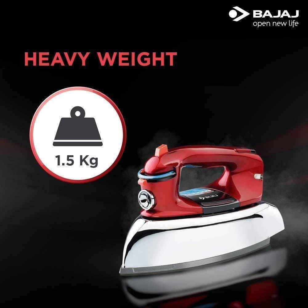 Bajaj Majesty Macho Heavy Weight Steam Iron-Home & Kitchen Appliances-dealsplant