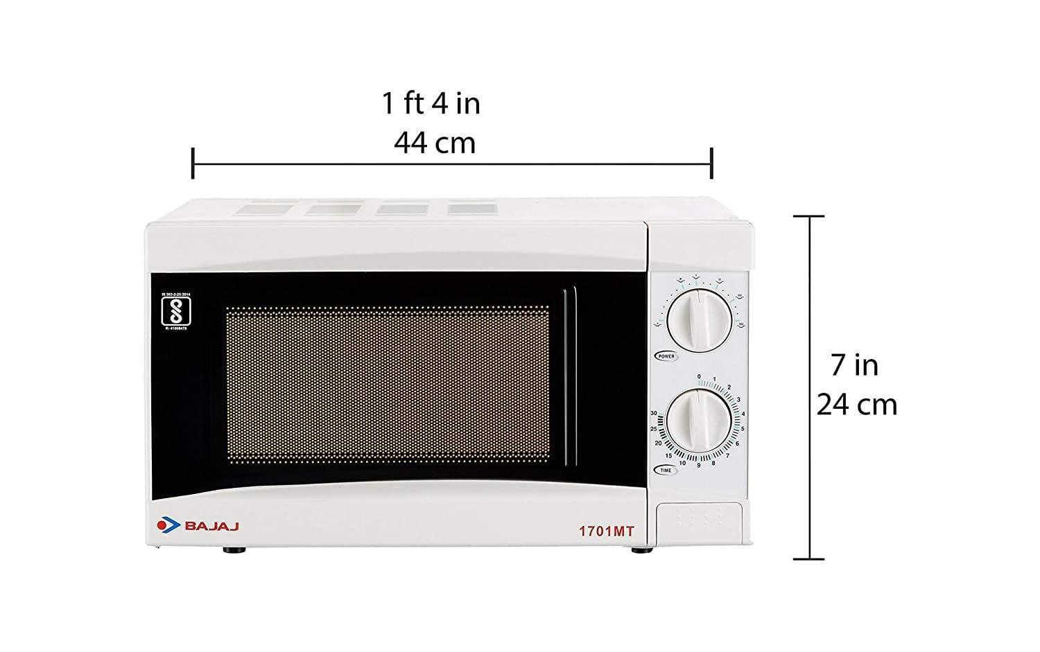 BAJAJ MICROWAVE OVEN 1701 MT-Home & Kitchen Appliances-dealsplant