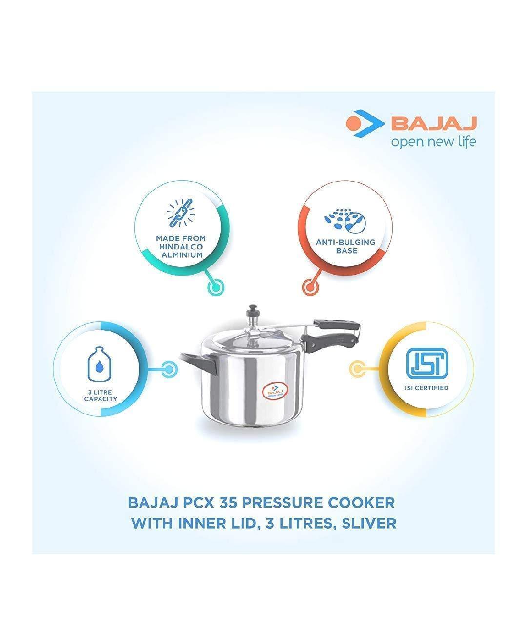 Bajaj PCX 35 Majesty Pressure Cooker Inner Lid (5l)-Home & Kitchen Appliances-dealsplant