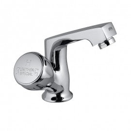 Essco Sumthing Special Swan Neck Tap Faucet SQT-CHR-510KN with Left Hand Operating Knob with Aerator-Swan Neck Tap-dealsplant