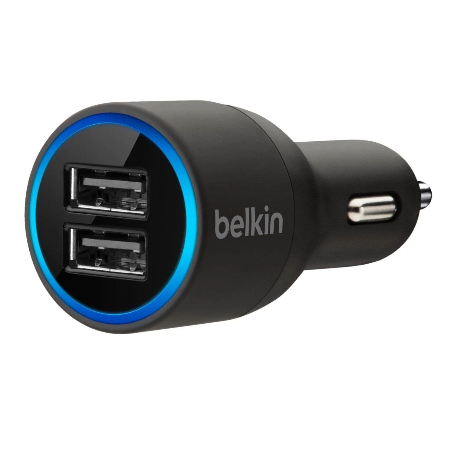 Belkin Dual Port USB Car Charger 2.1A 20W-Car Accessories-dealsplant
