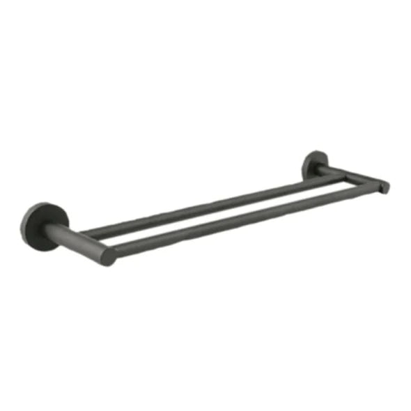 Parryware Towel Rail 60cm Shiny Black T4993A5-towel rack-dealsplant