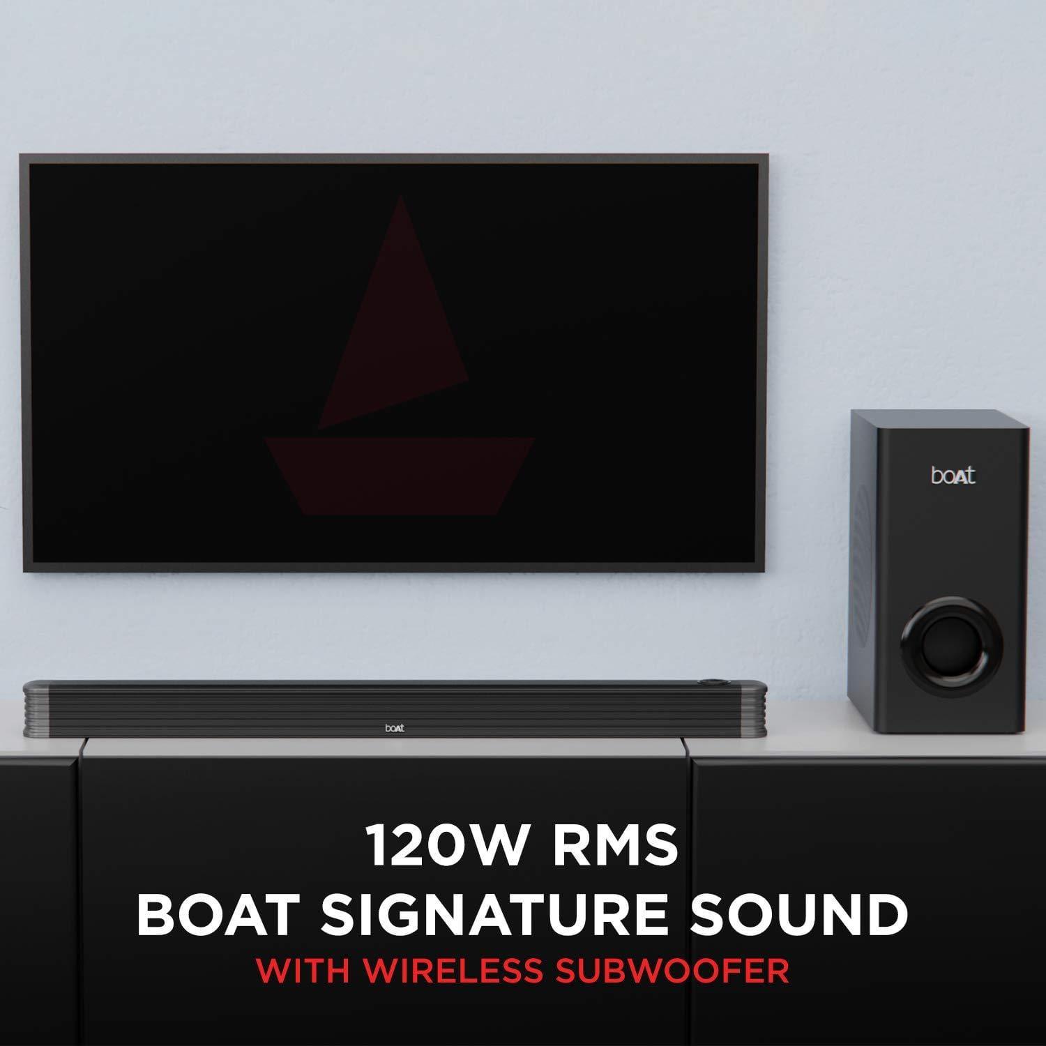 Boat AAVANTE Bar 1800 120W 2.1 Channel Bluetooth Sound bar-Bluetooth Soundbar-dealsplant