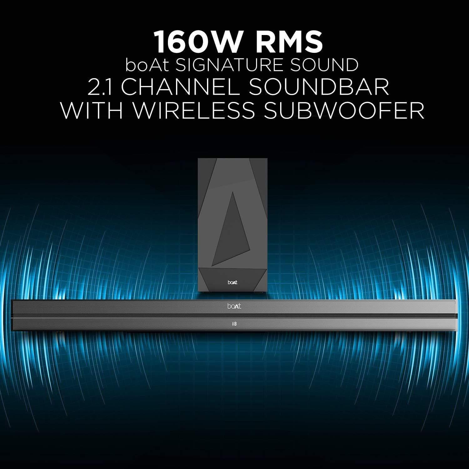 boAt AAVANTE Bar 2050 160W 2.1 Channel Bluetooth Soundbar-Bluetooth Soundbar-dealsplant