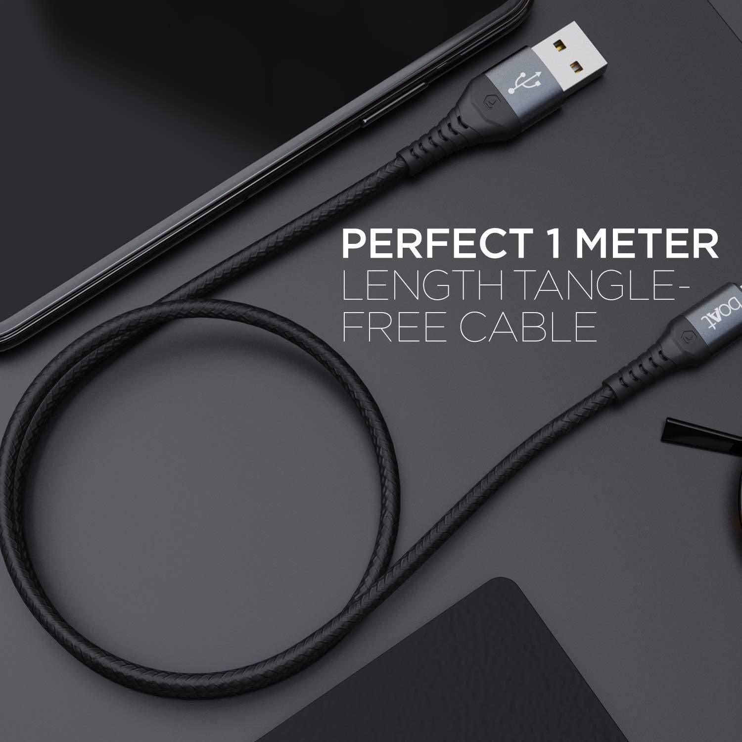 boAt LTG 500 Apple 2Mtr Data Cable-Datacable-dealsplant