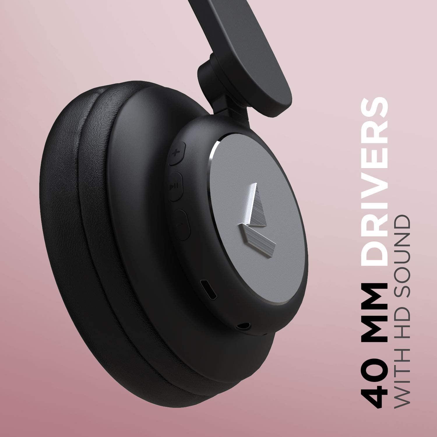 boAt Rockerz 450 Bluetooth On-Ear Headphone with Mic-Wireless Headphone-dealsplant