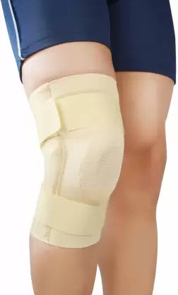 Dyna Hinged Knee Brace(With Patella Support) Knee Support (Beige)-HEALTH &PERSONAL CARE-dealsplant