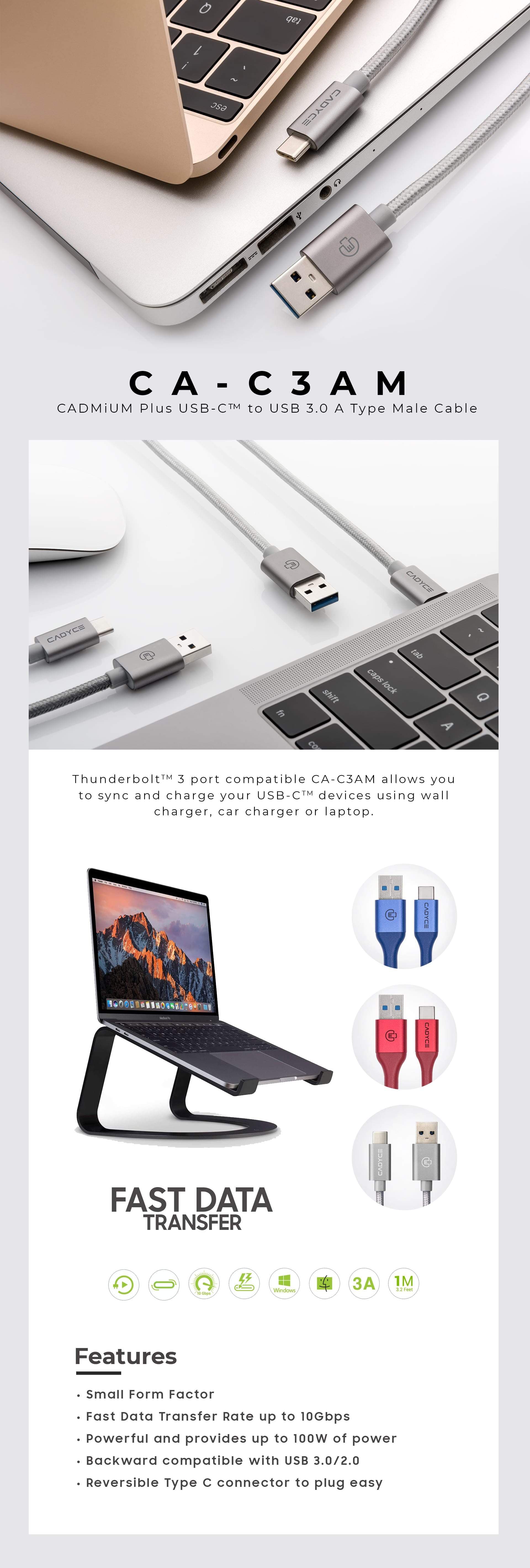 [UnBelievable Deal] USB-C™ to USB 3.0 A Type Male Cable-dealsplant