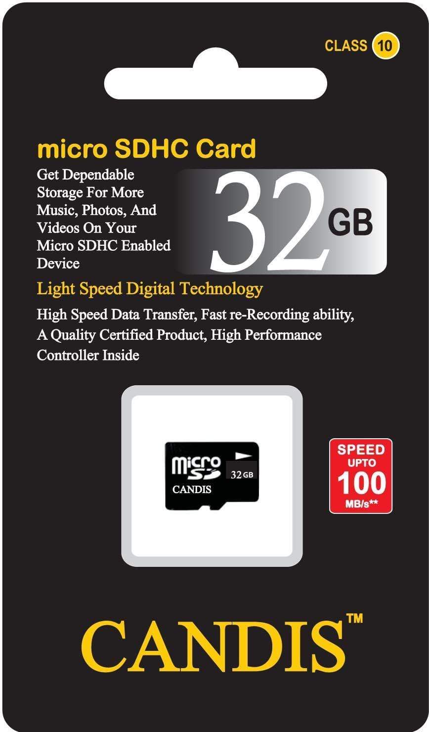 [UnBelievable Deal] CANDIS Micro SDHC Class-10 (100mbs) Speed Memory Card 2 Year Warranty-Memory Cards-dealsplant