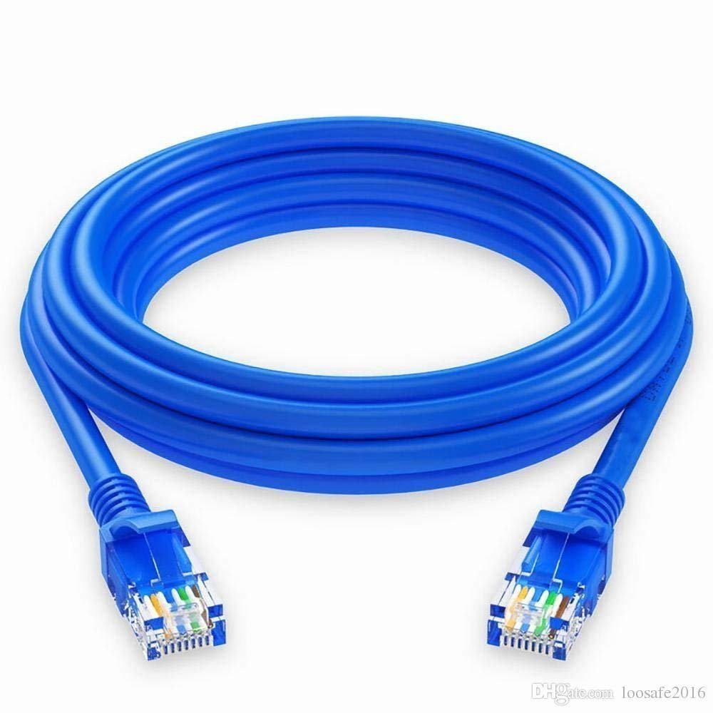 MAXICOM CAT6 Lan/Ethernet Patch Cable 3 Meter-(Straight)- High Speed Data Transfer-Copper Wire with Both Side RJ45 Connector | Blue Color-LAN cable-dealsplant