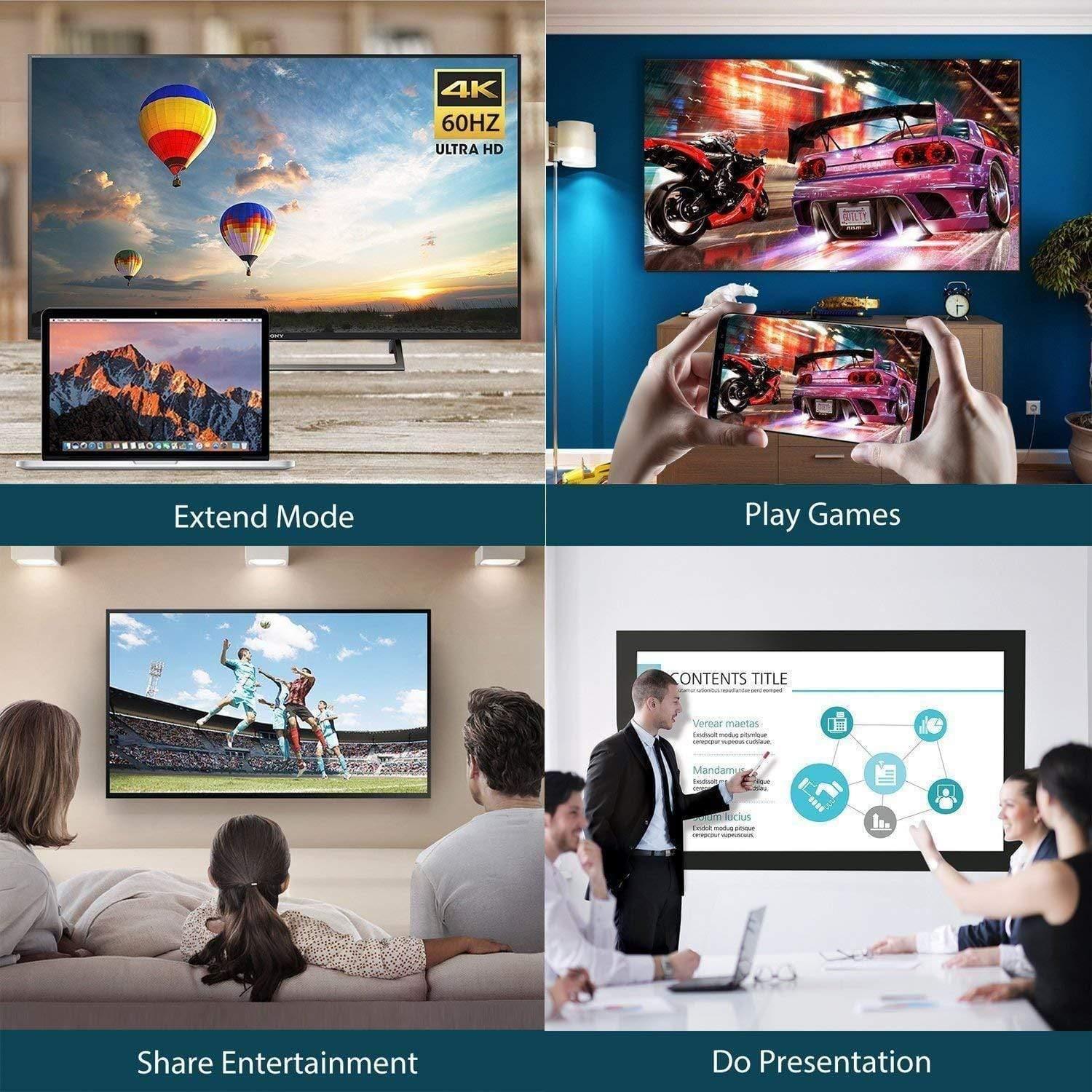 Dealsplant Mini Display Port to HDMI Female Adapter for Apple MacBook MacBook Pro iMac MacBook Air Mac Mini Laptop-adapter-dealsplant