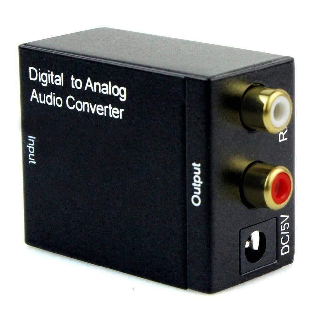 Dealsplant Metal Body Digital to Analog Optical coaxial Output and Optical Audio Converter-Audio Converter-dealsplant