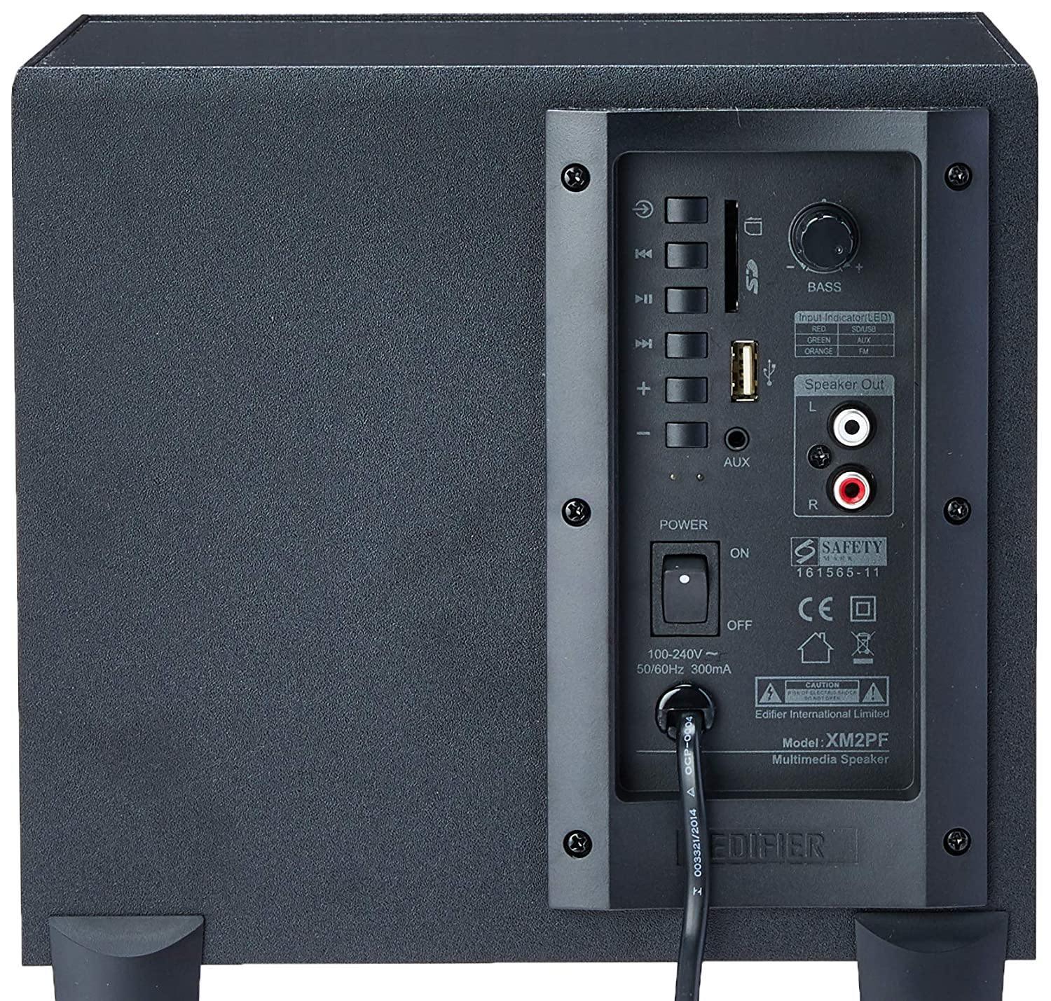 Edifier XM2PF 2.1 Multimedia Speaker with USB, SD Card, FM Radio Functions-Audio & Home Entertainment-dealsplant