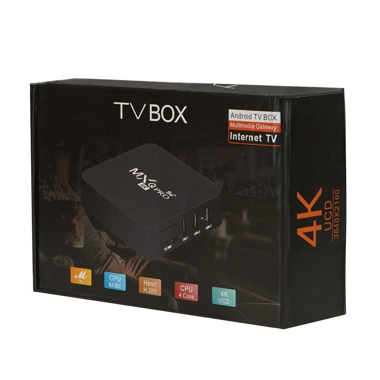 MXQ Pro 4K Android HD Box 4k Ultra Smart Streaming Media Player 2GB Ram 16GB ROM-Audio & Home Entertainment-dealsplant